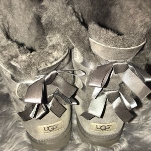 Grey Bailey Bow I UGG Size 8